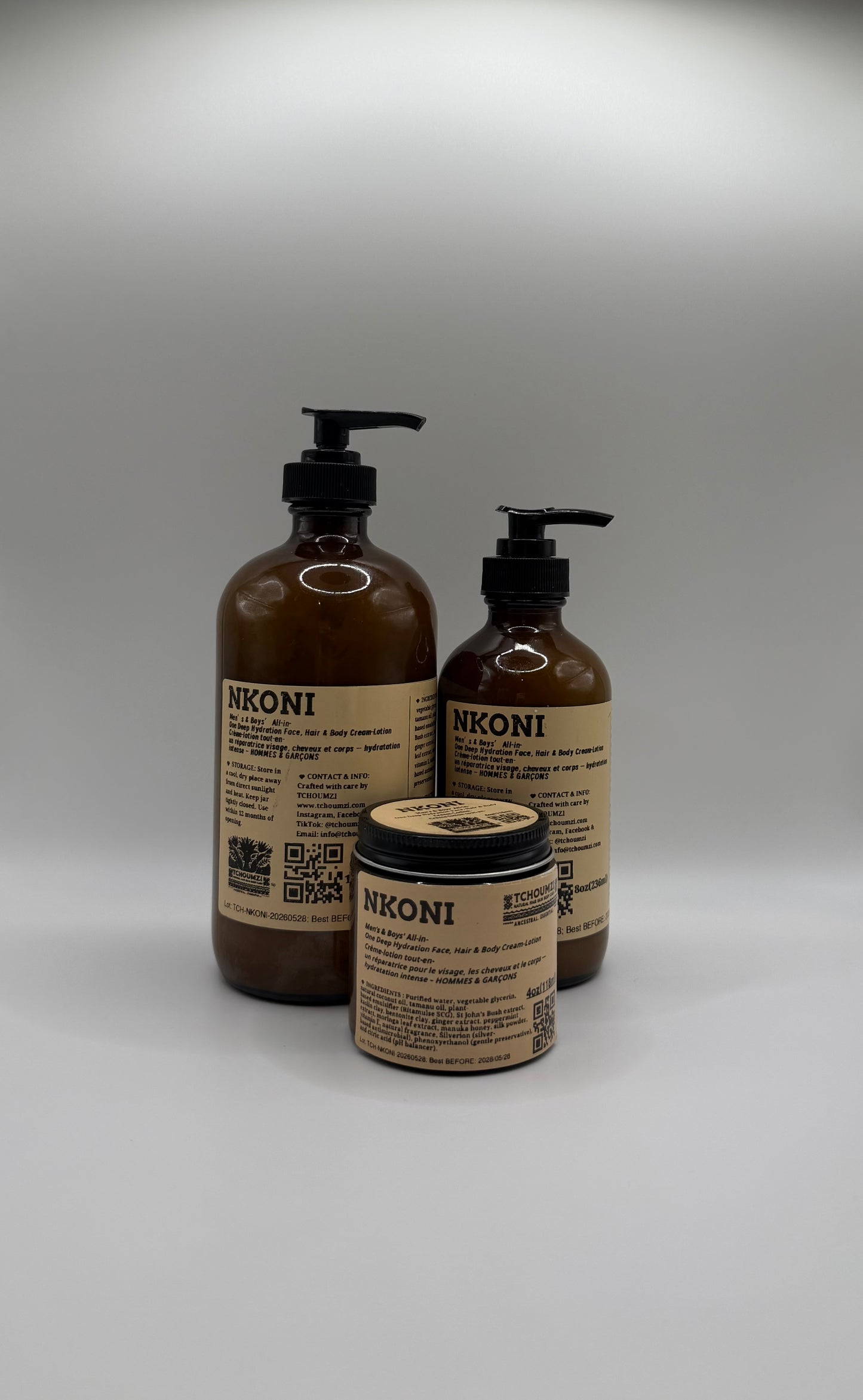 NKONI - Men's Cream Lotion - 236ml