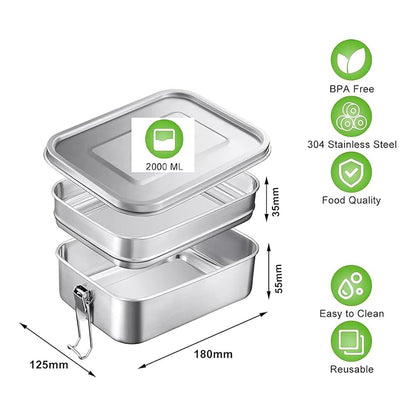 Vintage Stainless Steel Container